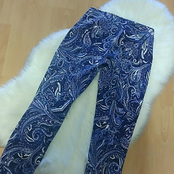 Chico's Paisley Print Knit Pant - Picture 8 of 8